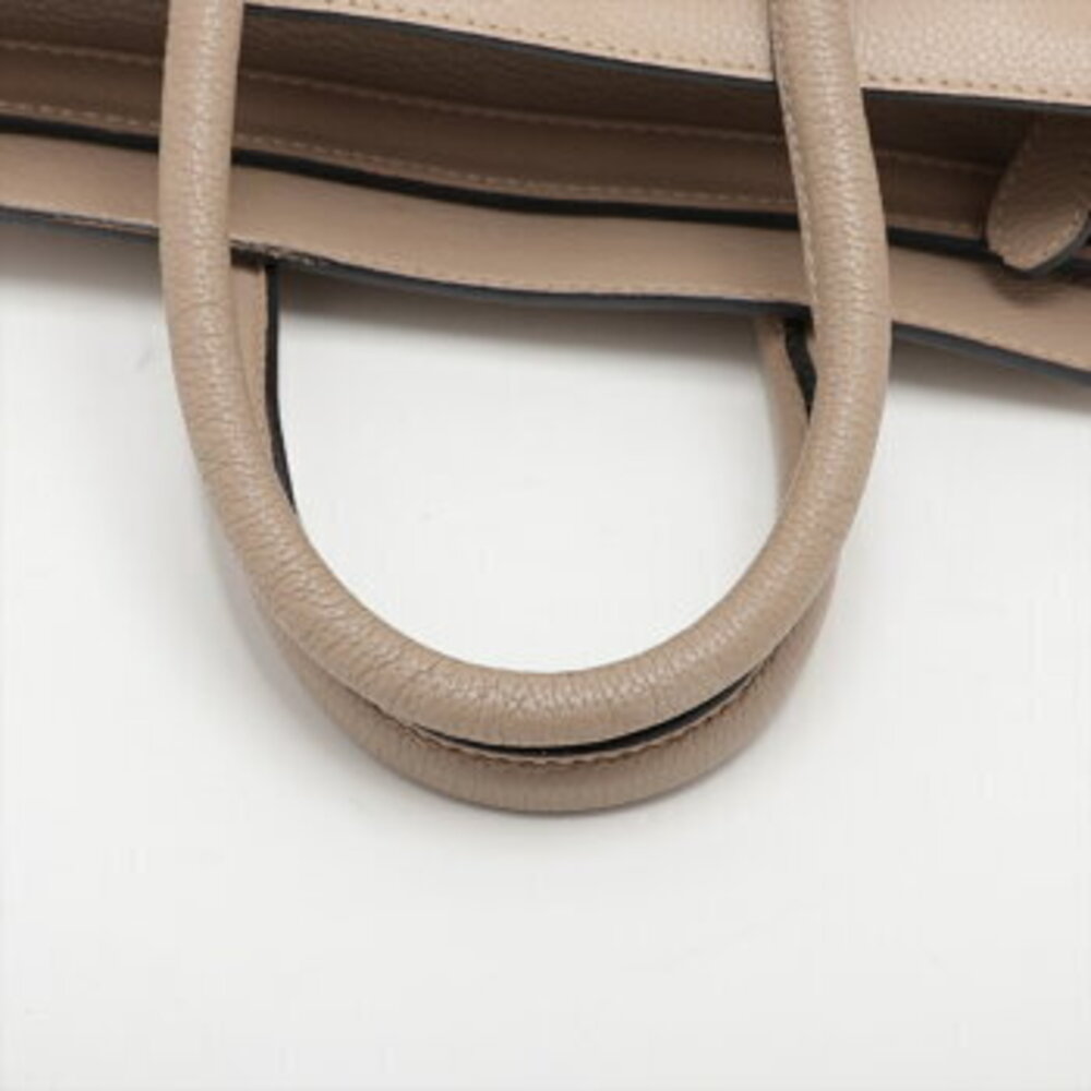 Celine Shoulder Tan Bag Leather Shopper Beige Luggage Tote - Picture 5 of 14